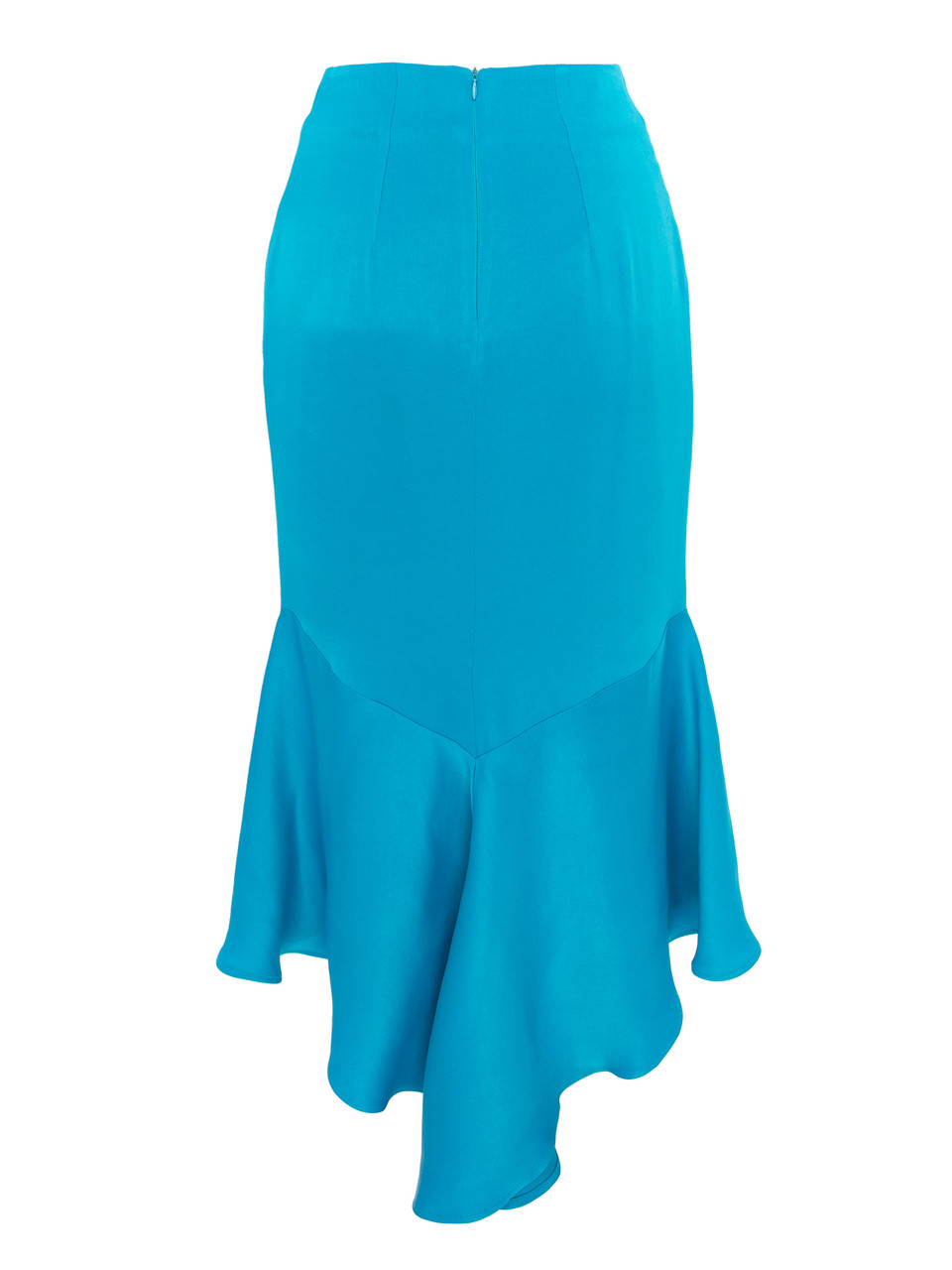 Chase-of-a-Feeling Skirt with Asymmetrical Back in Petrol