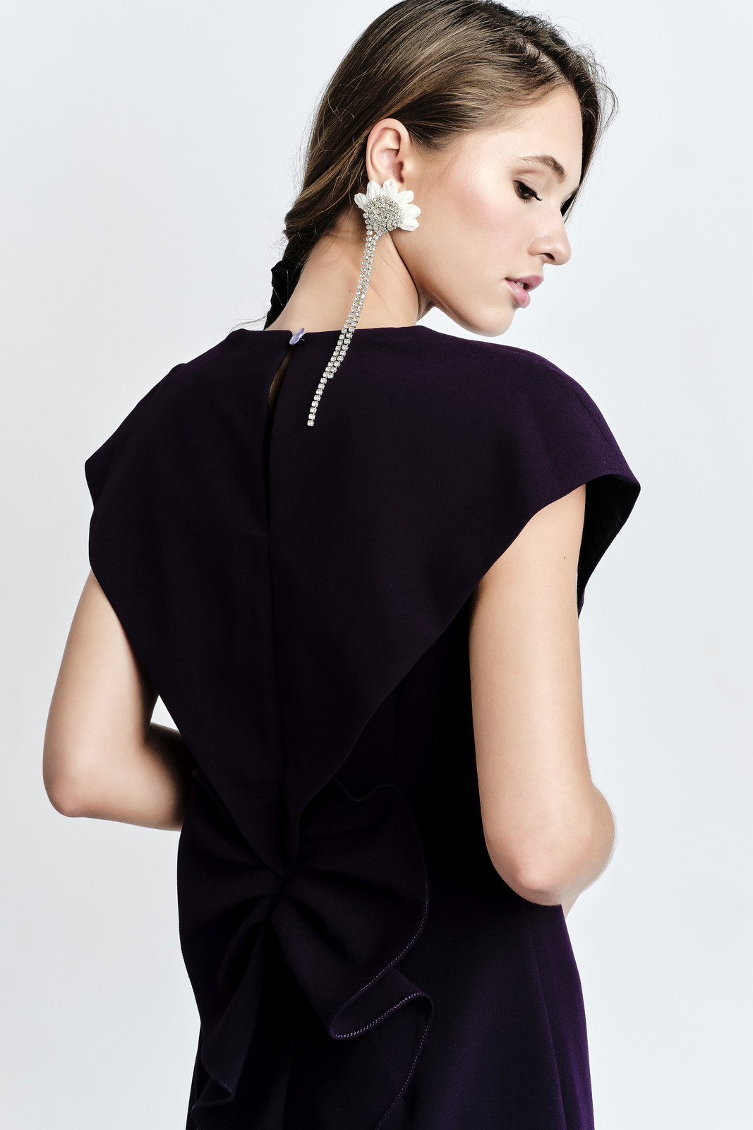 SUSUR Dress (Blackberry Dress with Structural Back)