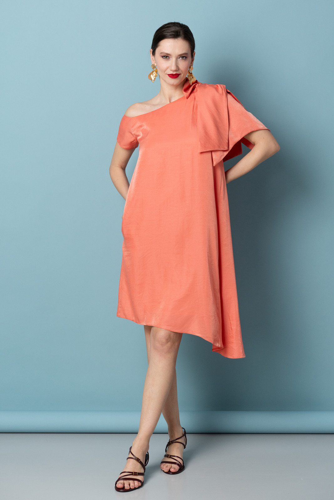 TIGER-LILY Dress in Coral