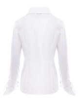 WHITE-ADMIRAL Cotton-Poplin Shirt with Butterfly Details in White WHITE-ADMIRAL Cotton-Poplin Shirt with Butterfly Details in White