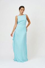 CANNES Maxi Dress in Crystal Blue