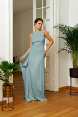 CANNES Maxi Dress in Crystal Blue