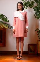 The Butterfly Dress (Wool Mini Dress with Silk Butterfly)