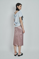 Darling Skirt (Pencil Midi Skirt with Front Bow)