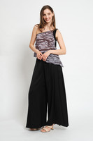 REVERIE Silk Organza One-Shoulder Top