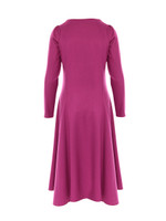 The FLYING Dress in Dark Fuchsia