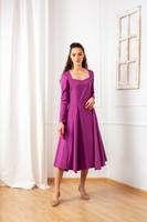 The FLYING Dress in Dark Fuchsia