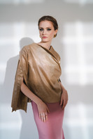 Aspiration Jacket with Open Sleeves in Tobacco