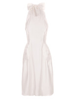 BELLE-VIE Halter Midi Dress in White