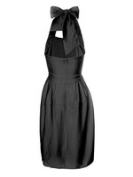 BELLE-VIE Halter Midi Dress in Black