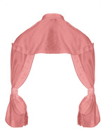 BELLE VIE Cape with Bow Apparent-Sleeves in Pink