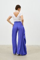 EUPHORIA Open-Back Shirt with Bows in White