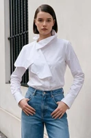 The Butterfly Poplin Shirt in White