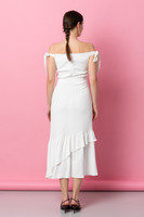 SANZIENE Dress in White Viscose