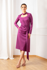 The SHOOTING STAR Dress in Dark Fuchsia The SHOOTING STAR Dress in Dark Fuchsia
