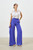 CANNES Straight-Leg Trousers with Side Panel in Mauve