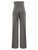 SUPERNOVA Wide-Leg Pants with High Corset Waist in Grey