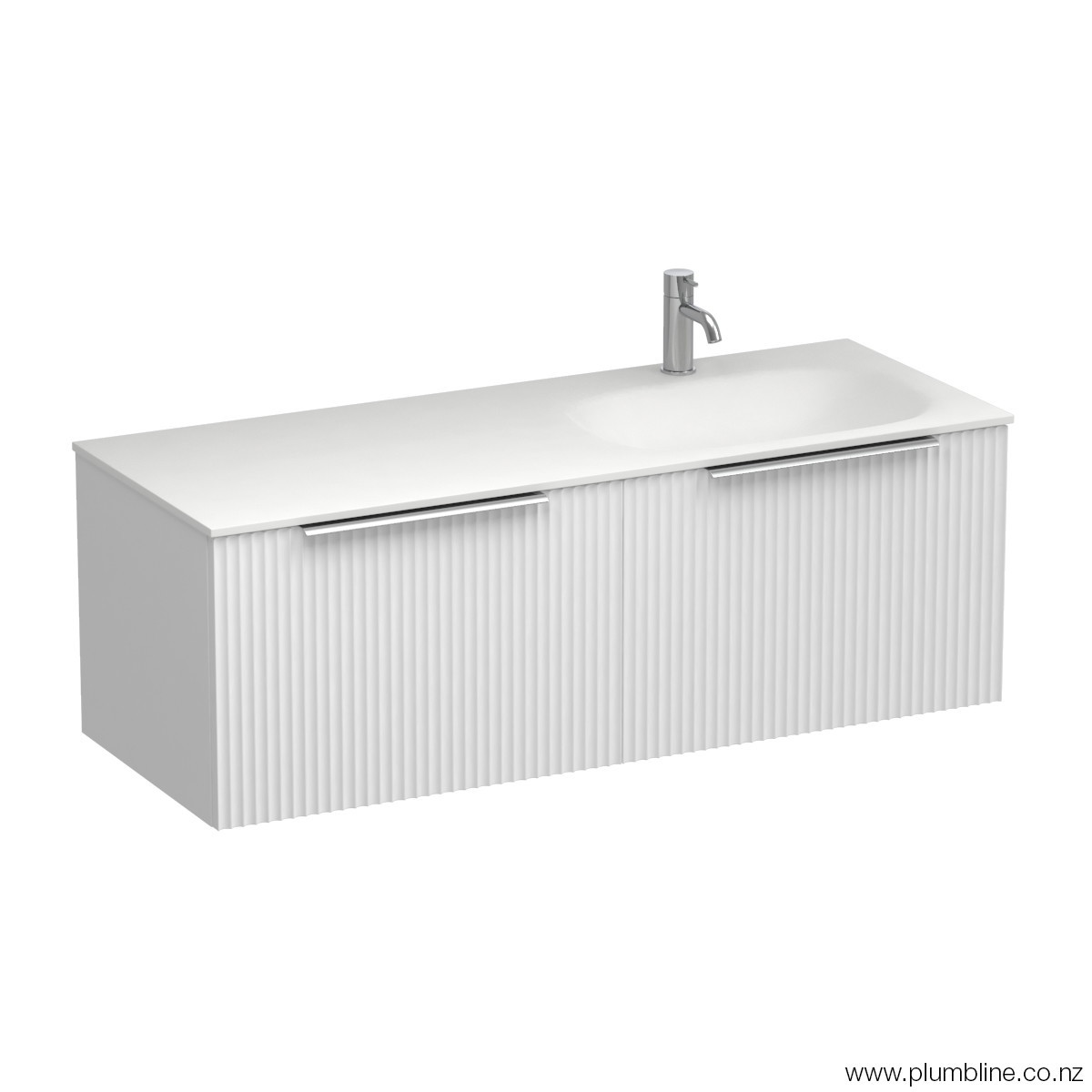 Forma Spio 1200 2 Drawer Wall Vanity Right Basin Atmoss