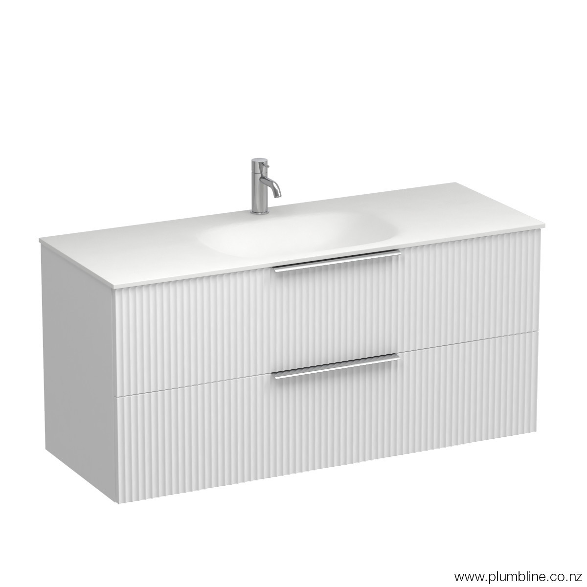 Forma Spio 1200 2 Drawer Wall Vanity Centre Basin Atmoss