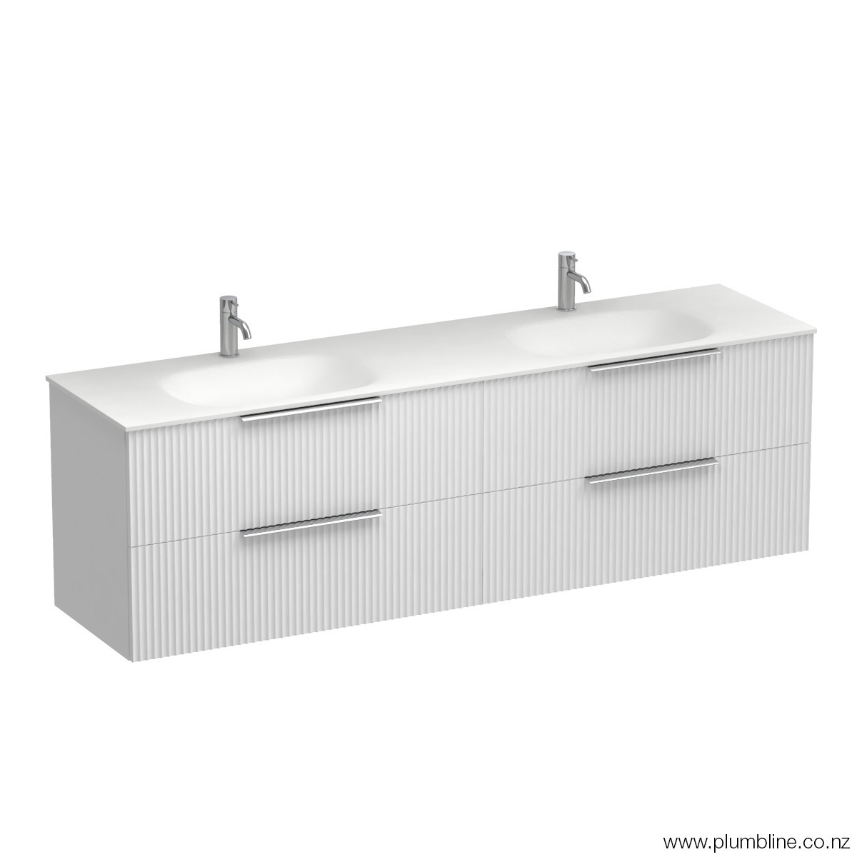 Forma Spio 1800 4 Drawer Wall Vanity Double Basin Atmoss