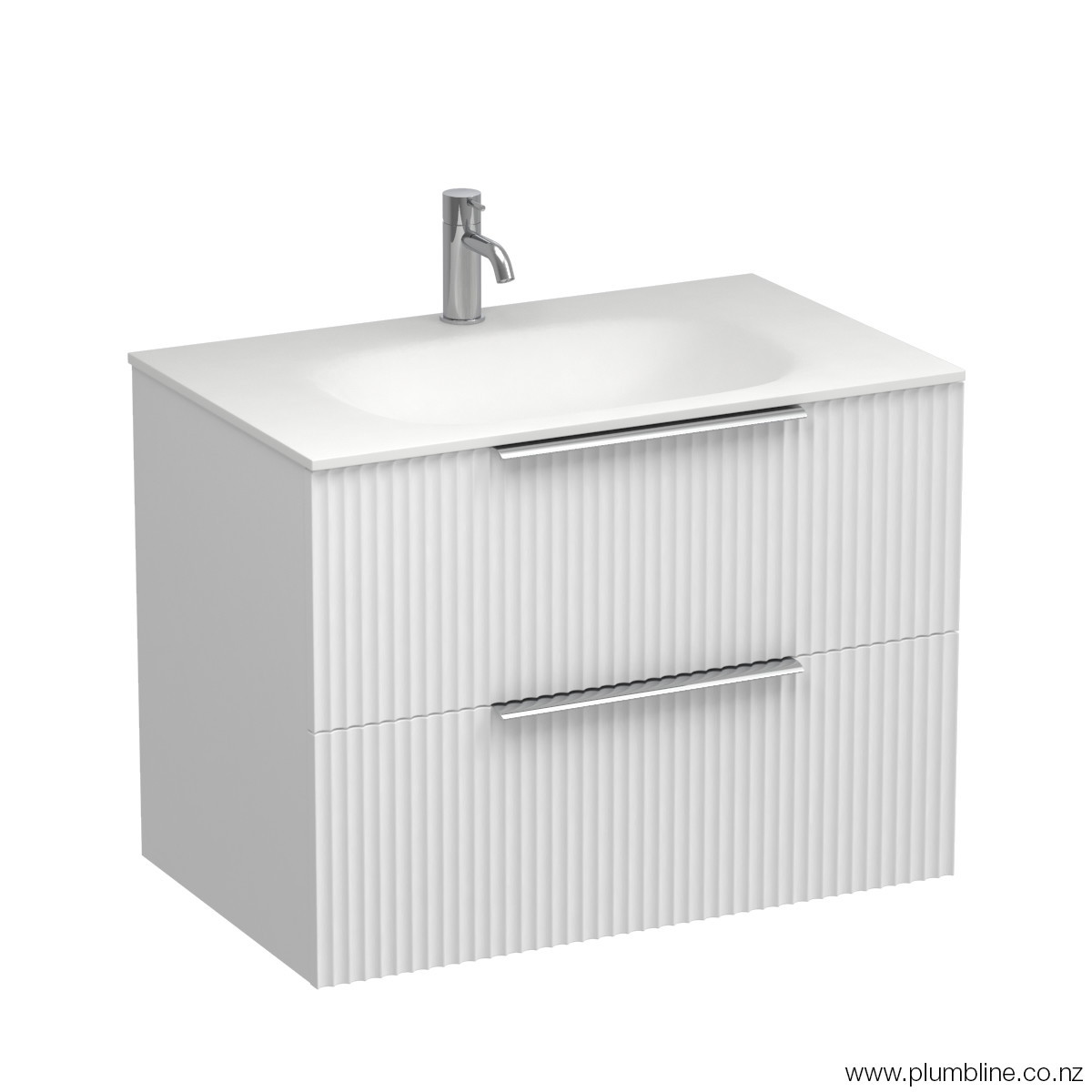 Forma Spio 750 2 Drawer Wall Vanity Lana Grey