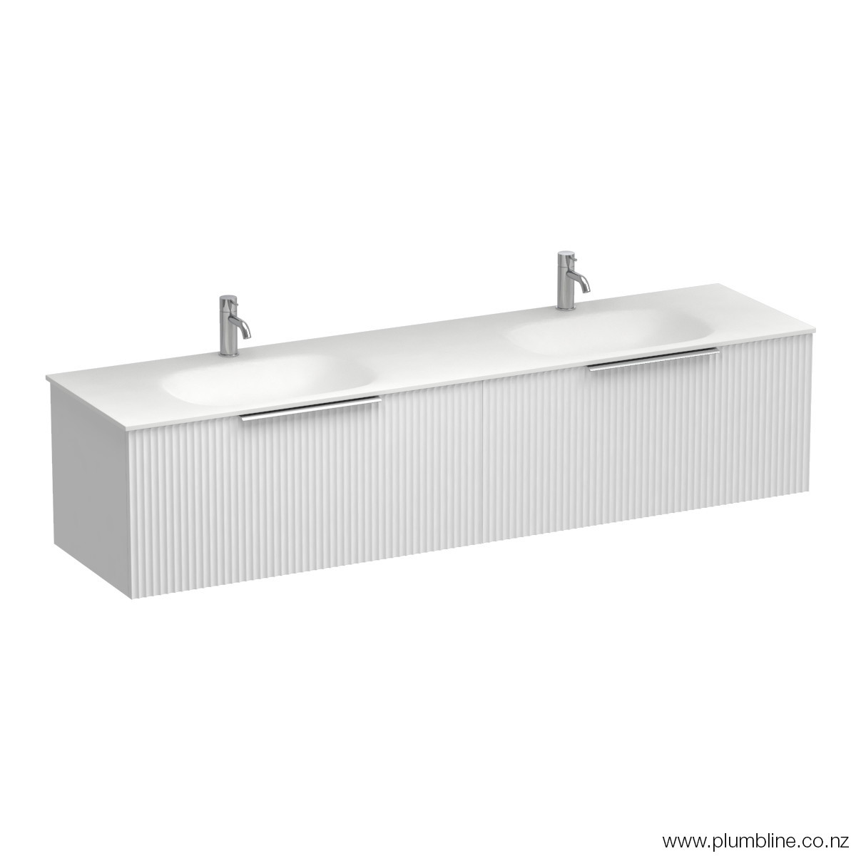 Forma Spio 1800 2 Drawer Wall Vanity Double Basin Atmoss
