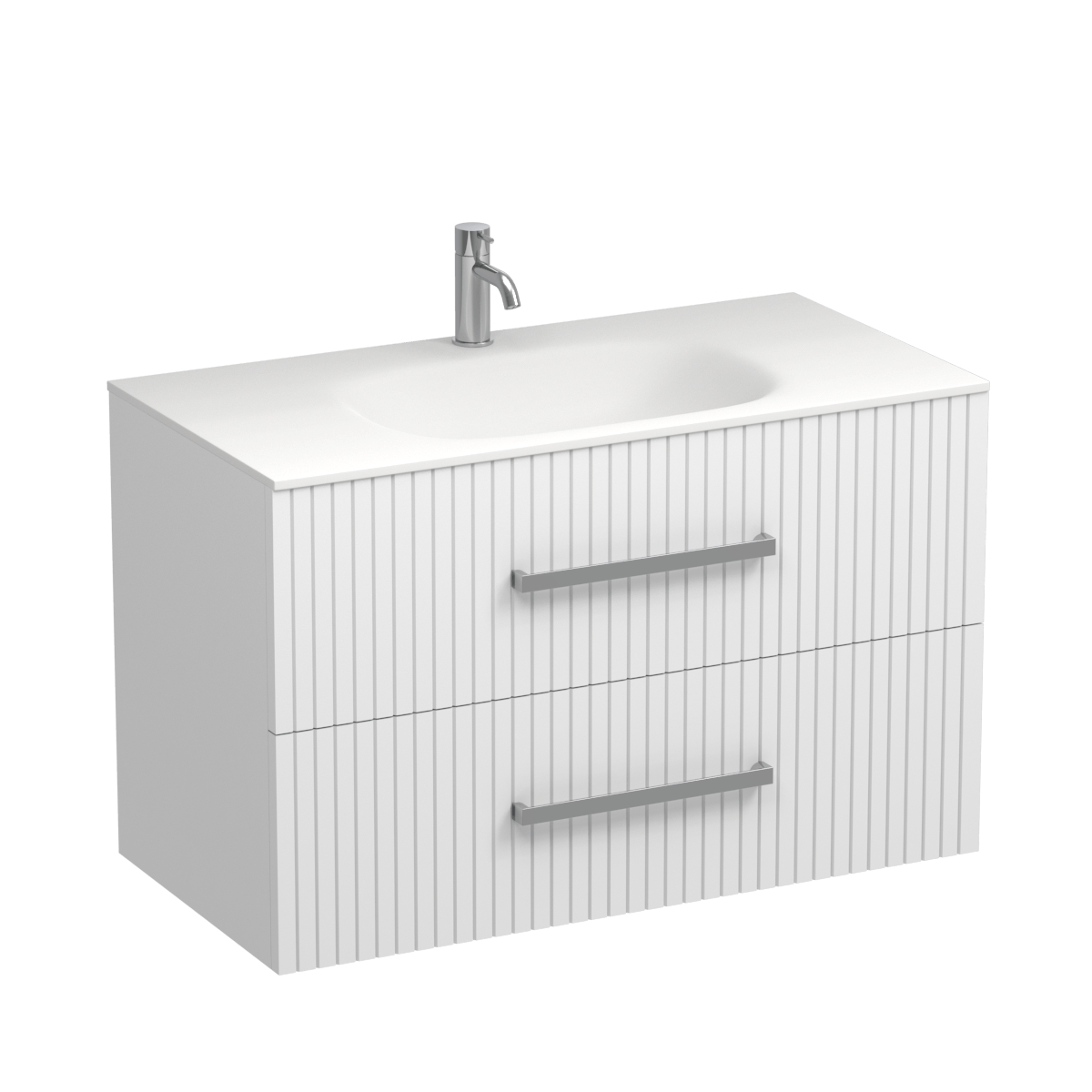 Lima Spio 900 2 Drawer Wall Vanity Atmoss