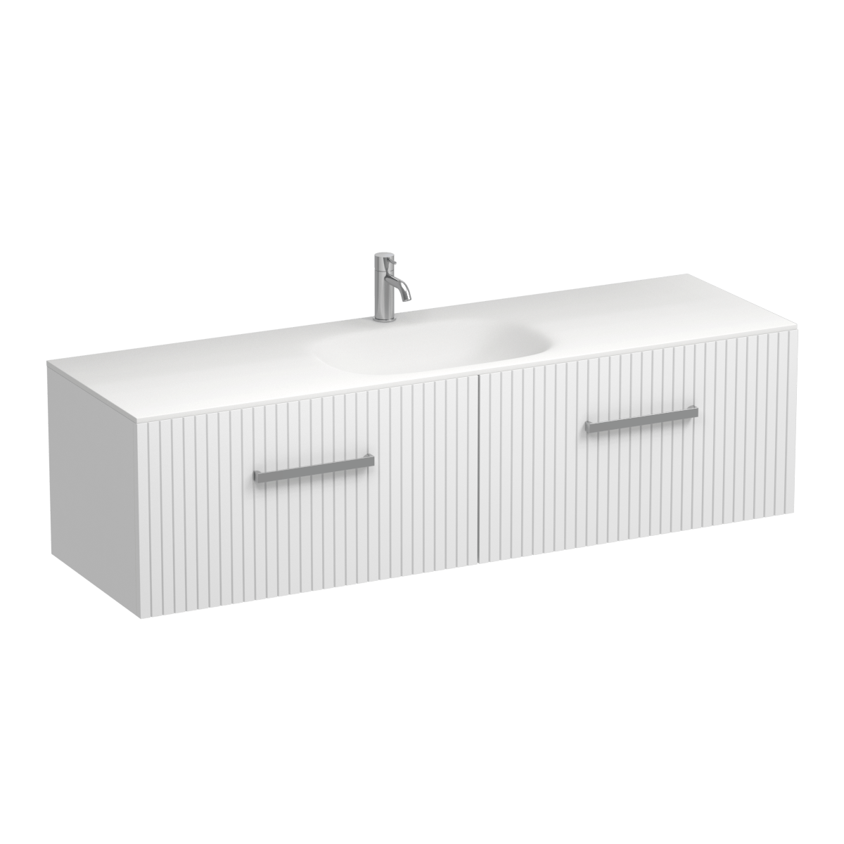 Lima Spio 1500 2 Drawer Wall Vanity Centre Basin Atmoss