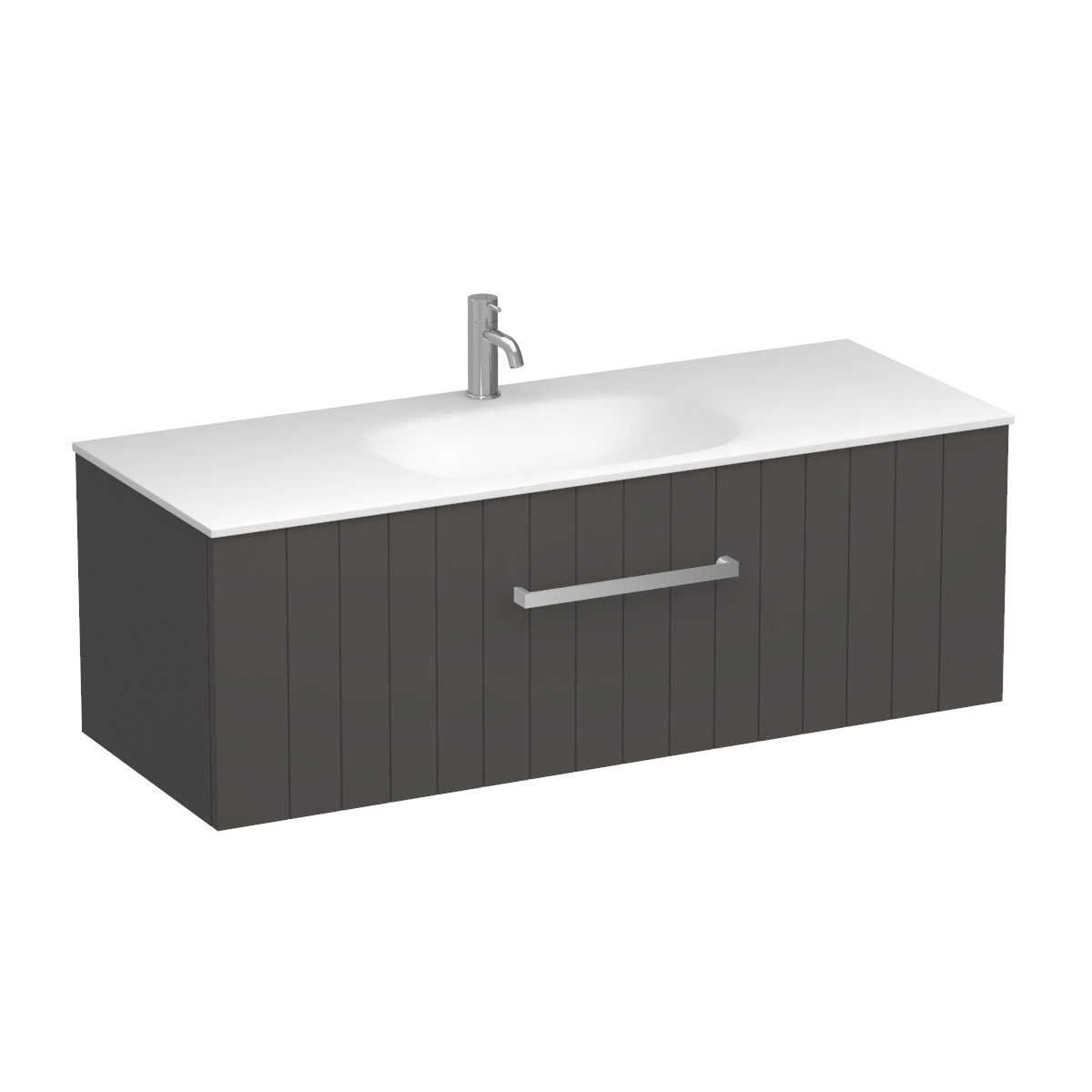 Linea Spio 1200 1 Drawer Wall Vanity Centre Basin Atmoss