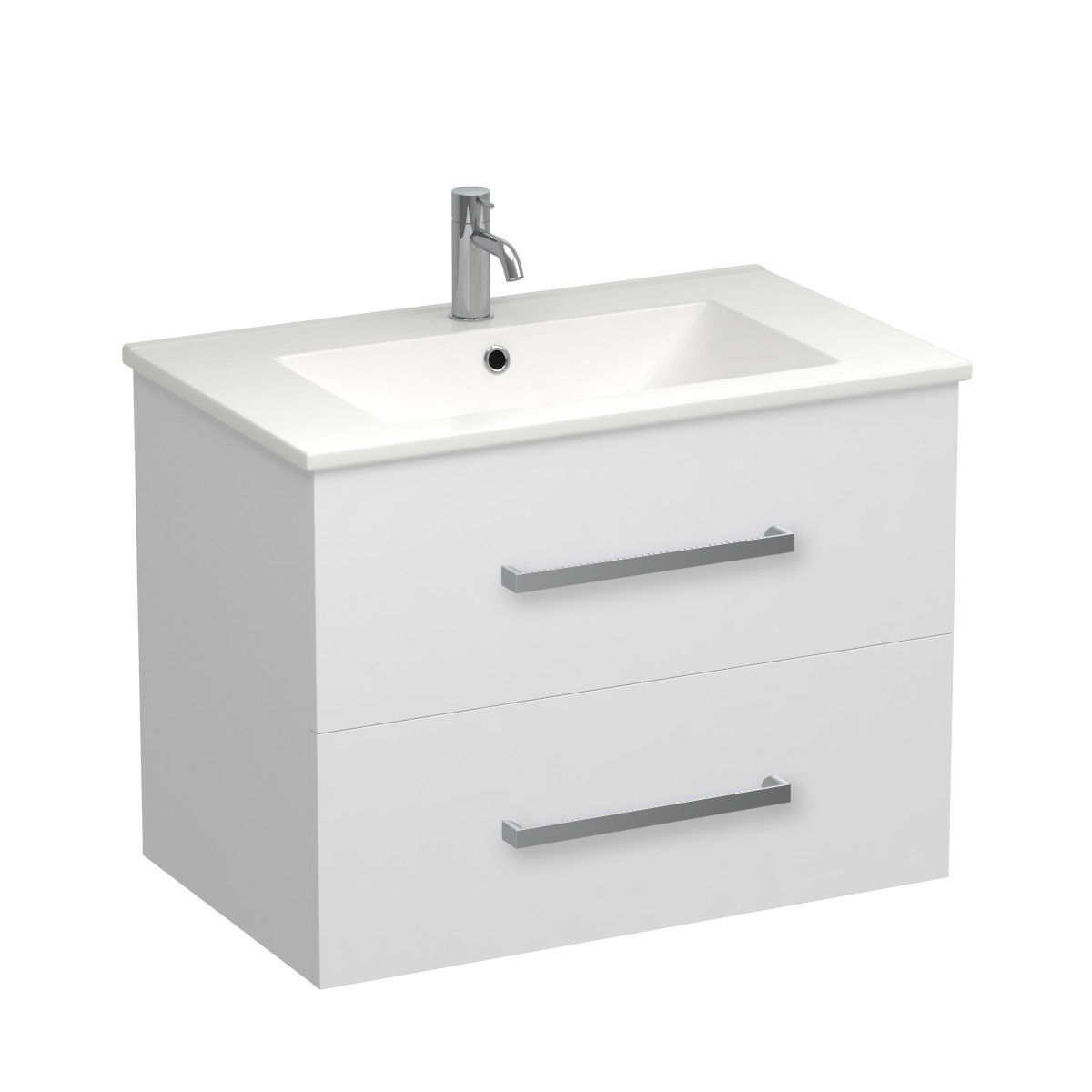 Reflex 750 2 Drawer Wall Vanity Vancouver Larch