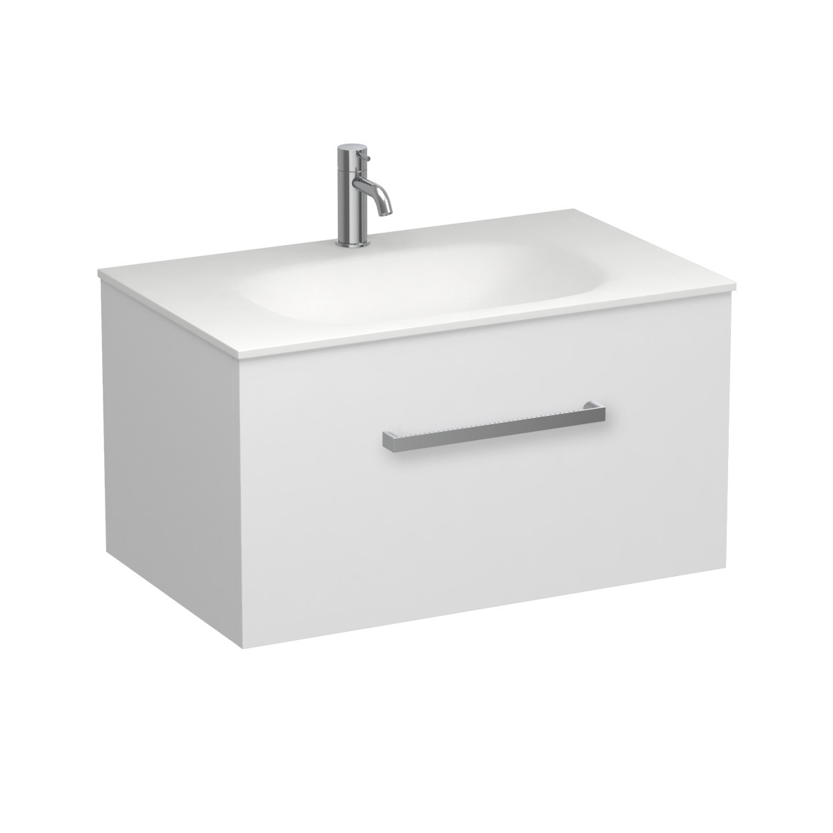 Reflex Spio 750 1 Drawer Wall Vanity Tusk