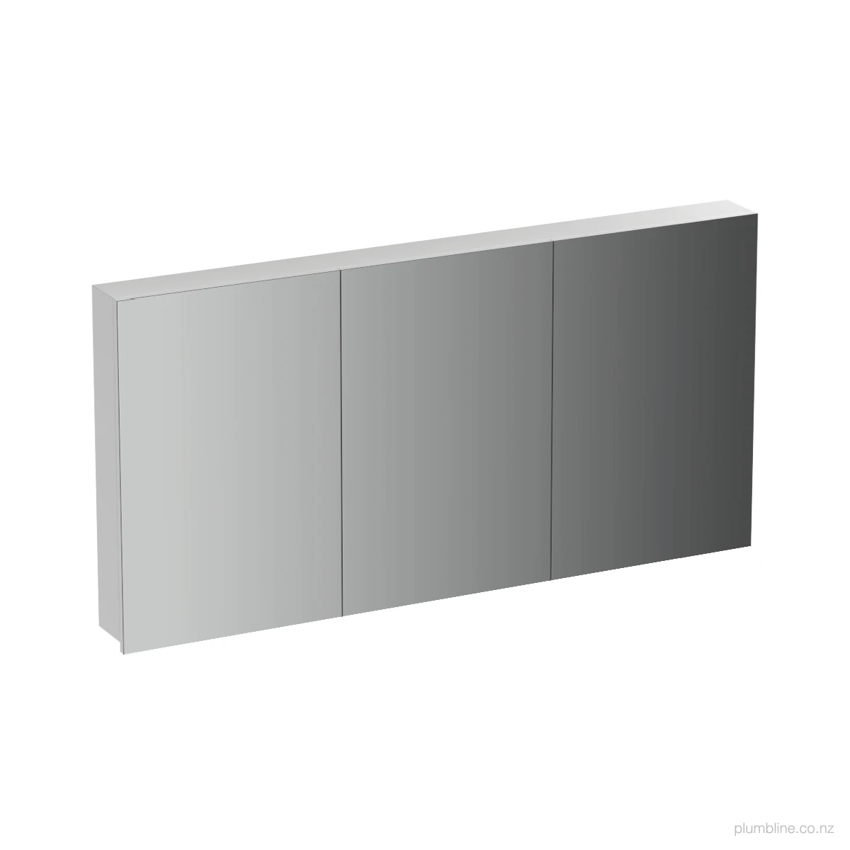 Vista 1500 Mirror Cabinet With Centre Demister Pad Lana Grey