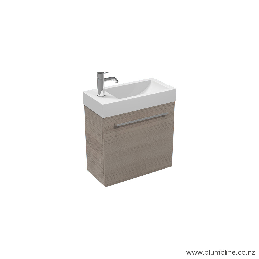 Mia 500 Wall Vanity Black Oak
