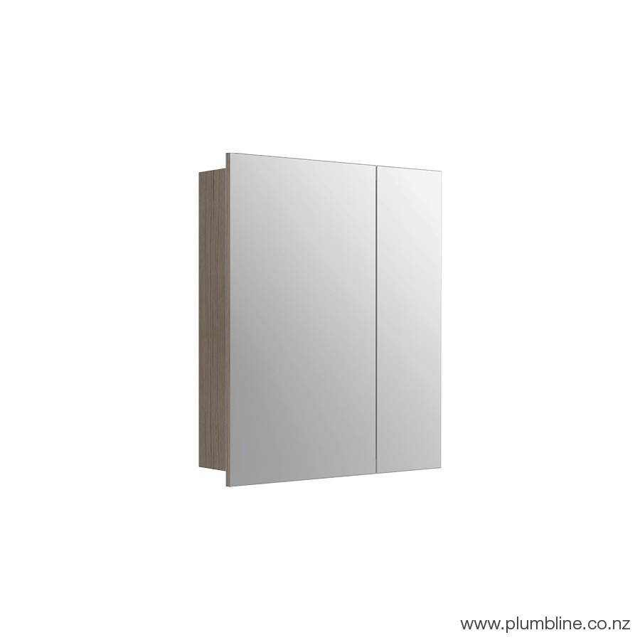 Mia 600 Mirror Cabinet White Gloss