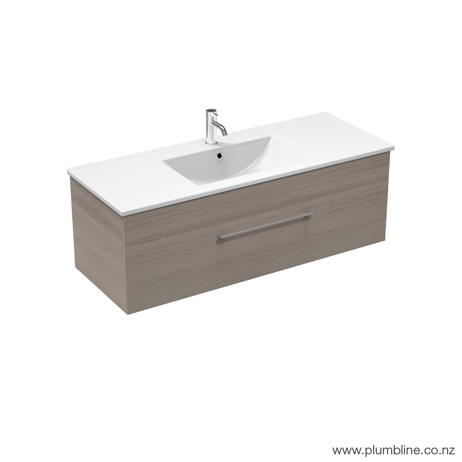Mia 1200 1 Drawer Vanity Sand Oak