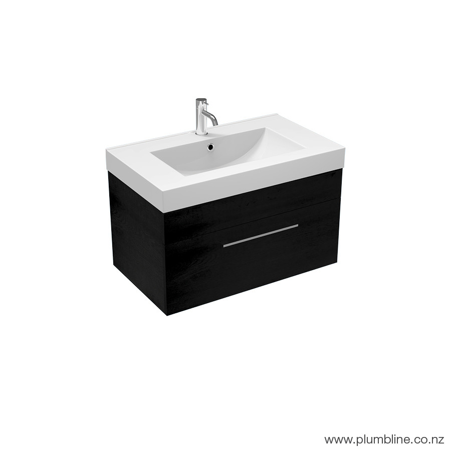 Mia Plus 750 1 Drawer Vanity Sand Oak