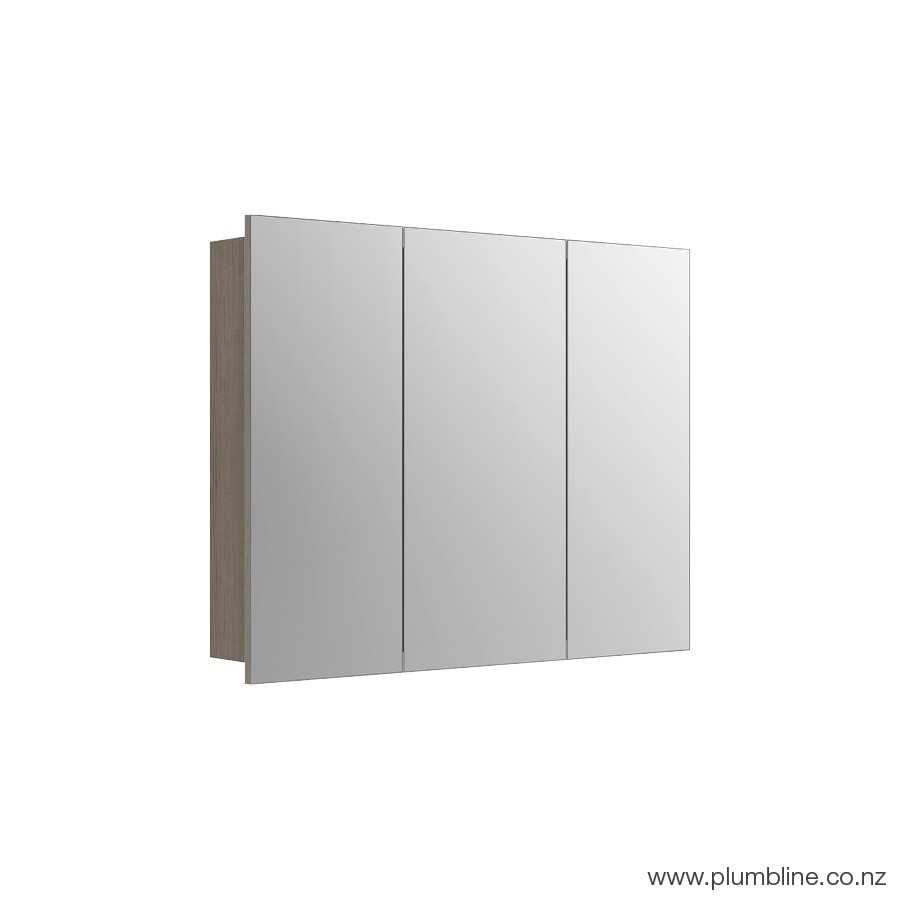 Mia 900 Mirror Cabinet Sand Oak