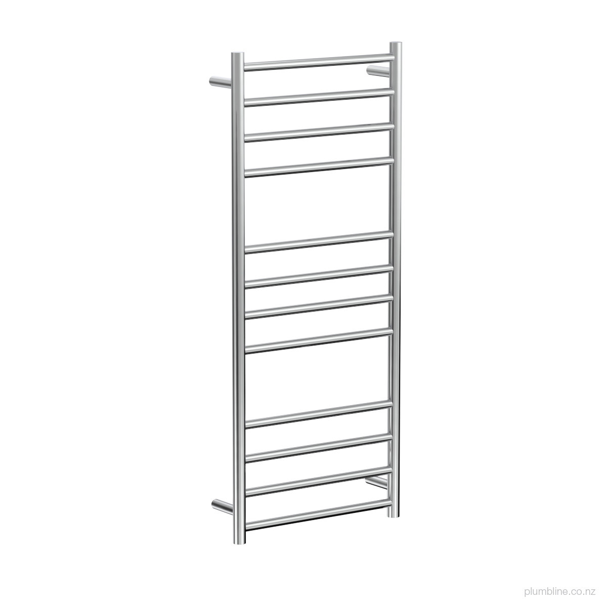 Tube 12 Bar Heated Towel Ladder 120 x 50cm Brushed Bronze PVD
