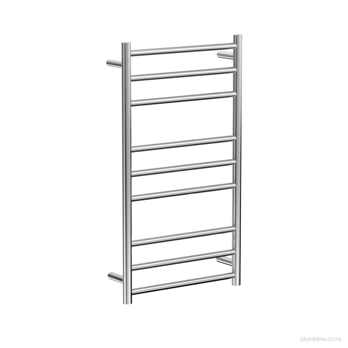 Tube 9 Bar Heated Towel Ladder 90 x 50cm Brushed Bronze PVD