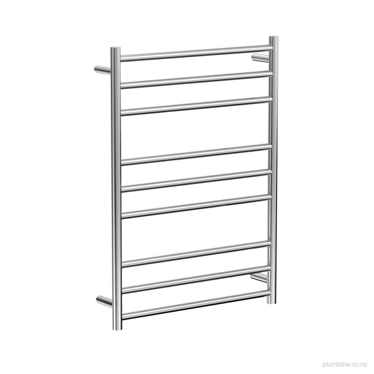 Tube 9 Bar Heated Towel Ladder 90 x 65cm Brushed Bronze PVD
