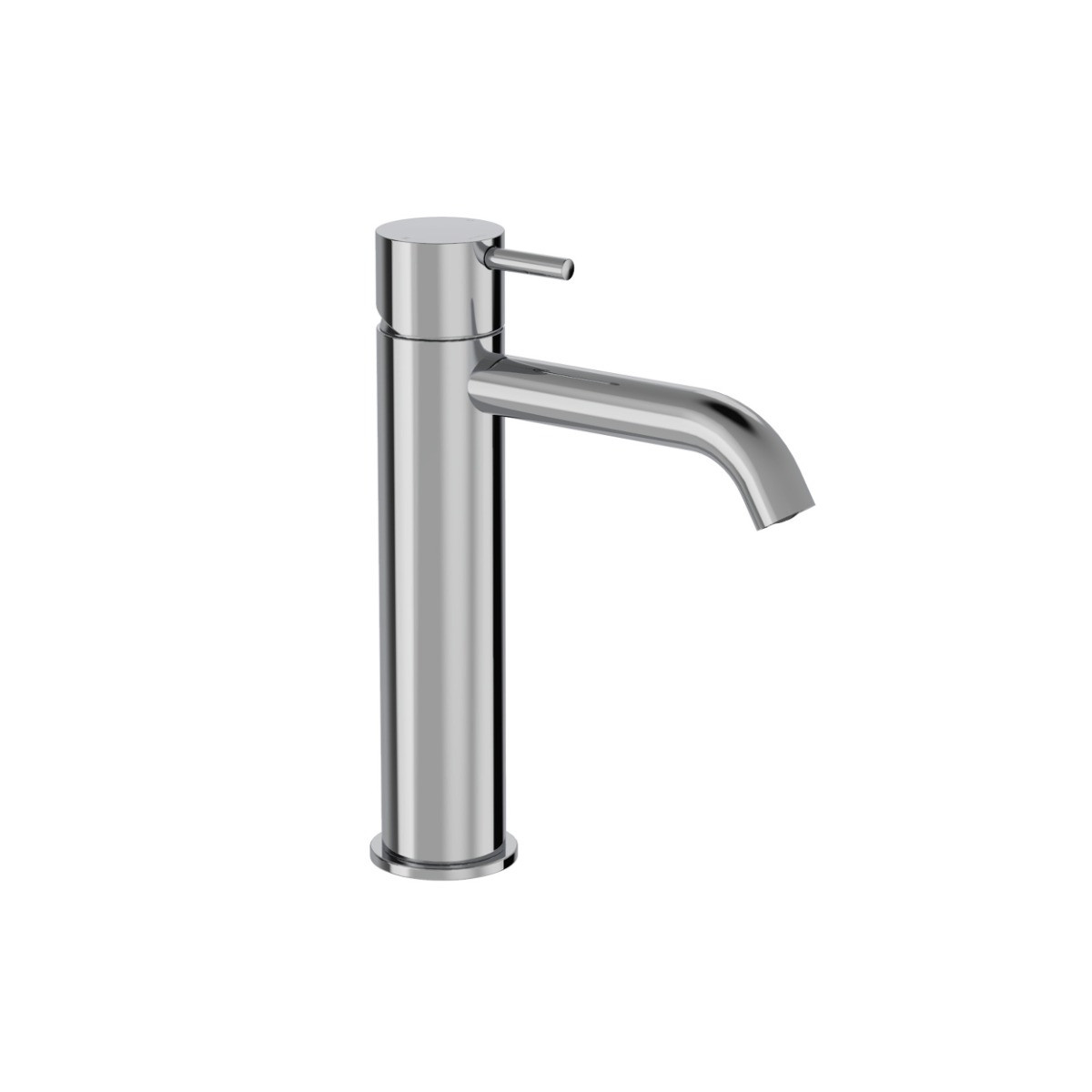Buddy Mid Height Basin Mixer Brushed Onyx PVD