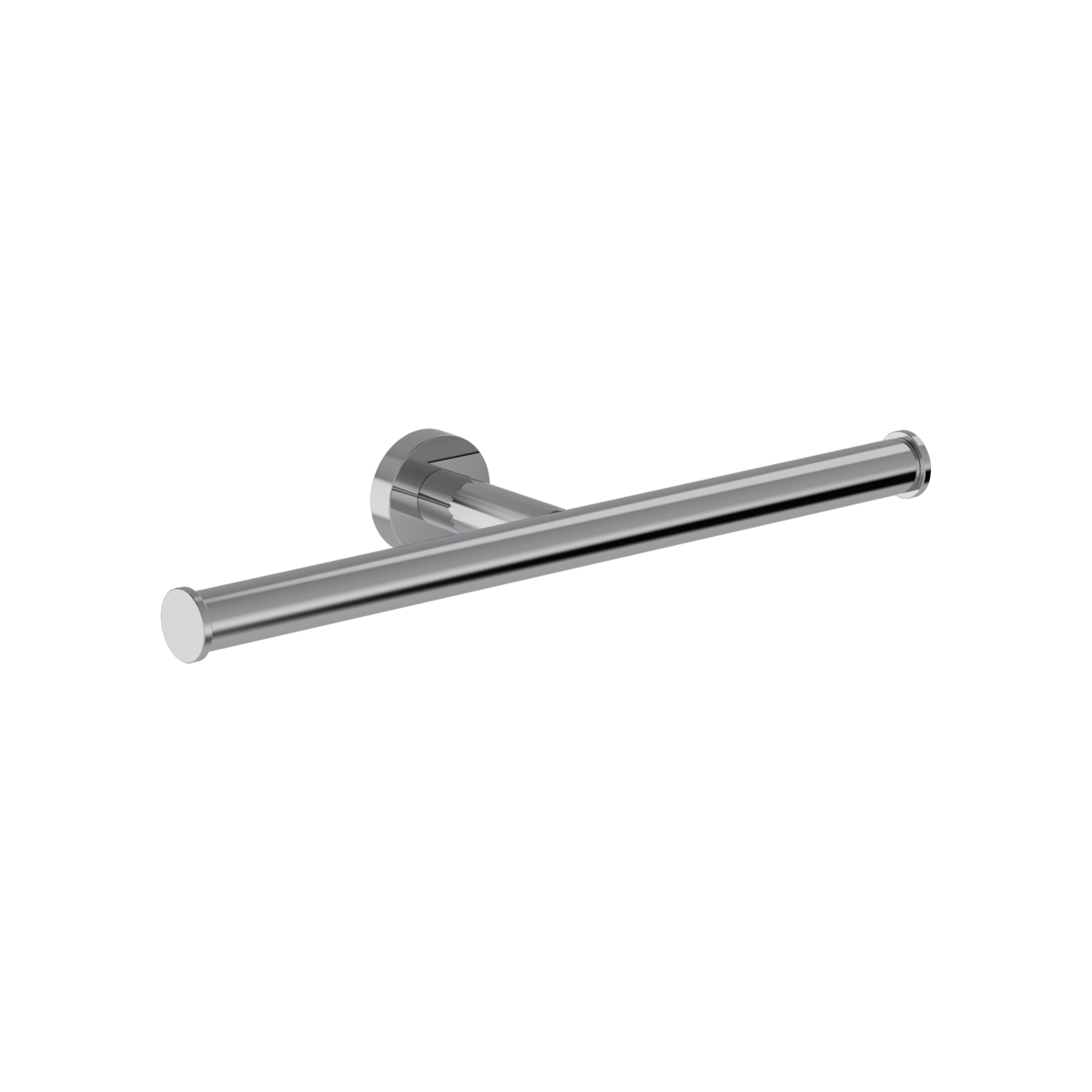 Buddy Double Toilet Roll Holder Brushed Onyx PVD