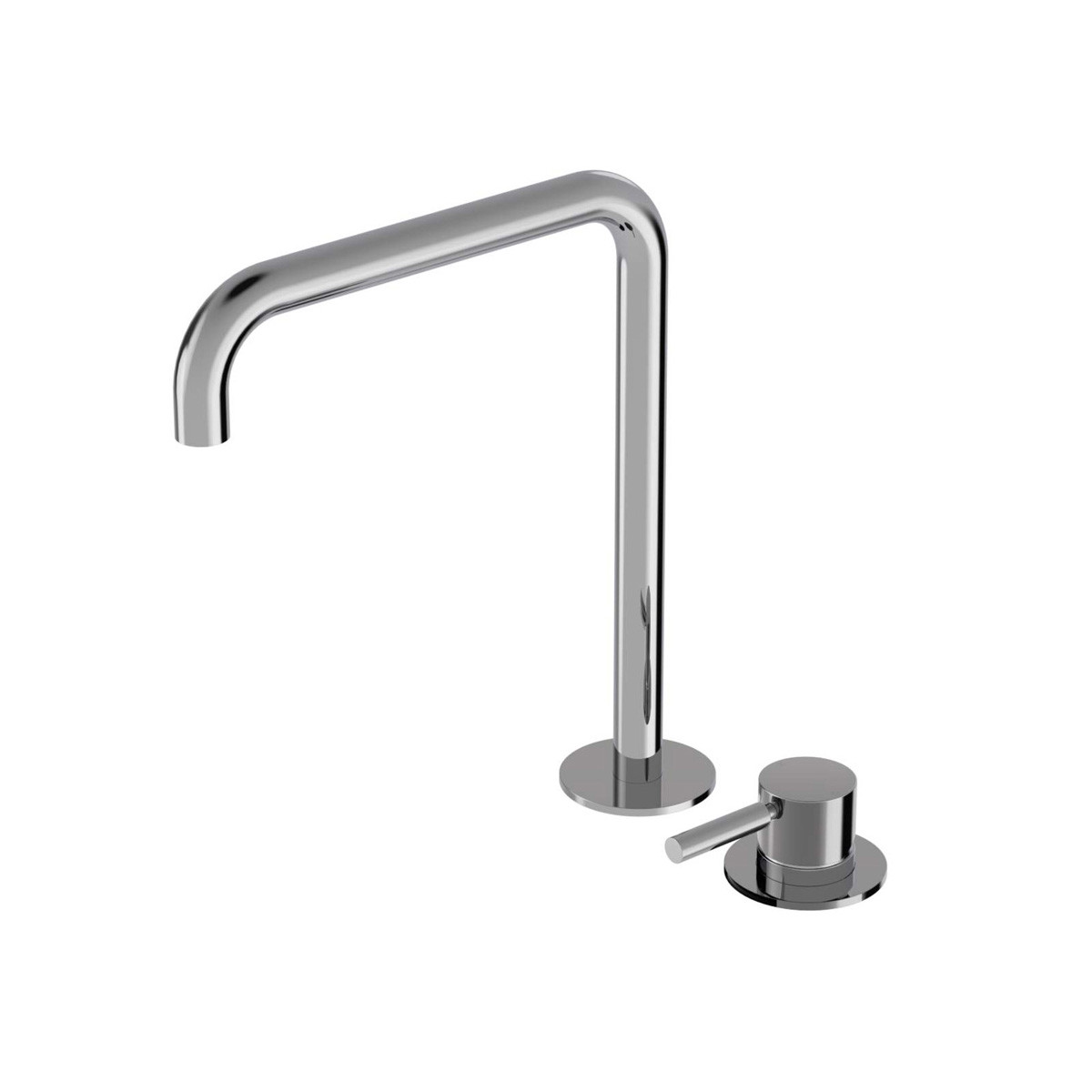 Buddy Pro Square 2 Hole High Mixer Brushed Onyx PVD