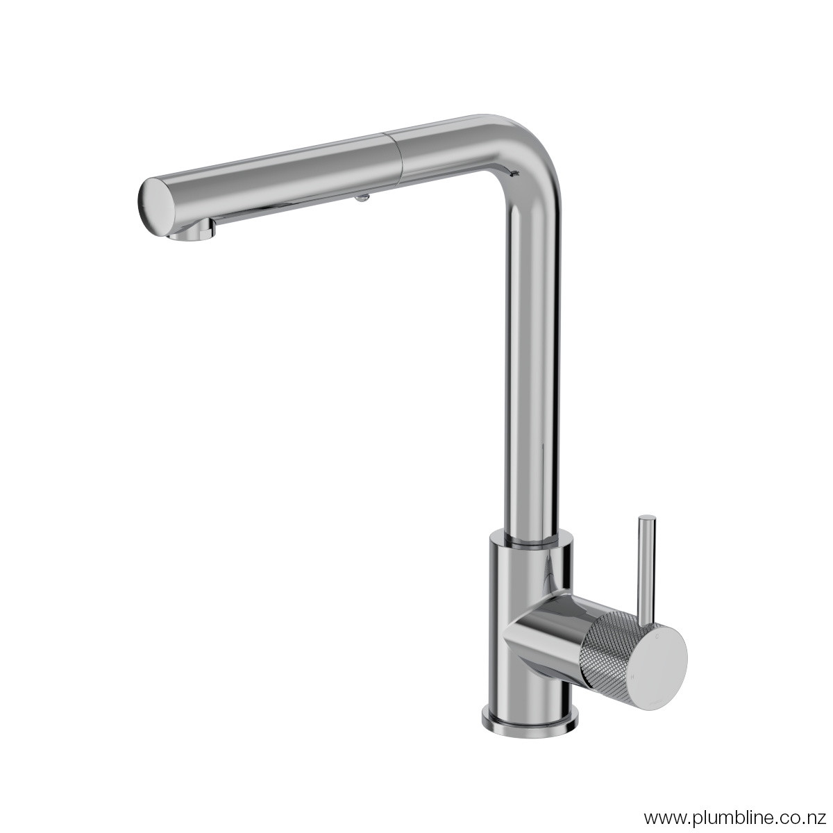 Buddy X Kitchen Mixer Straight Spout With Pull Out Spray Brushed Onyx PVD