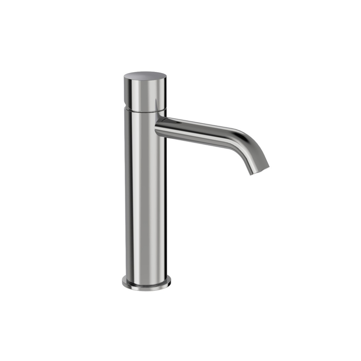 Buddy Zero Mid Height Basin Mixer Brushed Onyx PVD