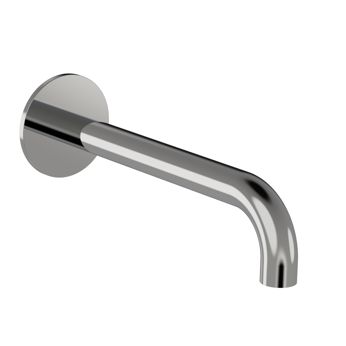 Buddy Zero Wall Mount Spout 200mm Brushed Onyx PVD