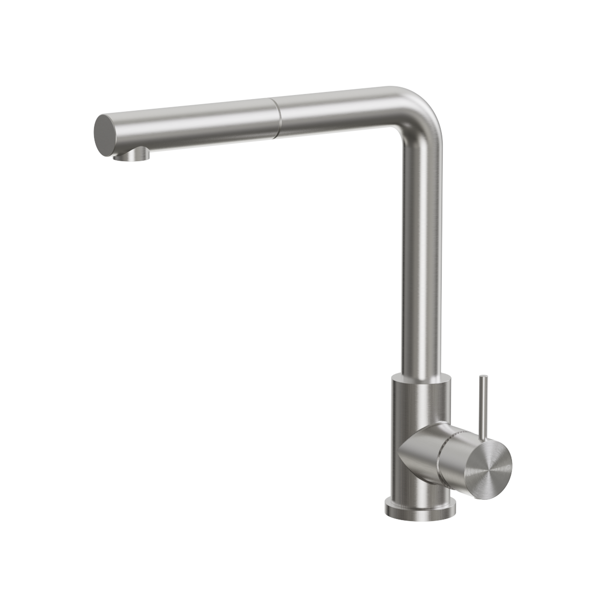 Oli 316 Kitchen Mixer Straight Spout With Pull Out Spray Brushed Copper PVD
