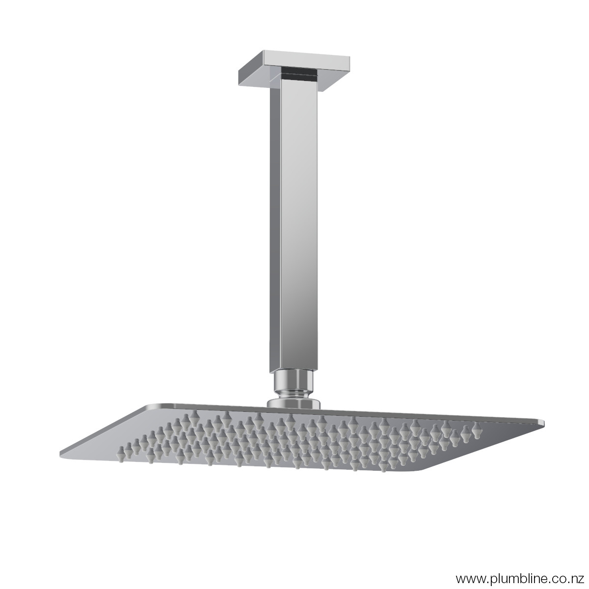 Como Square Ceiling Mount Rainhead Brushed Nickel