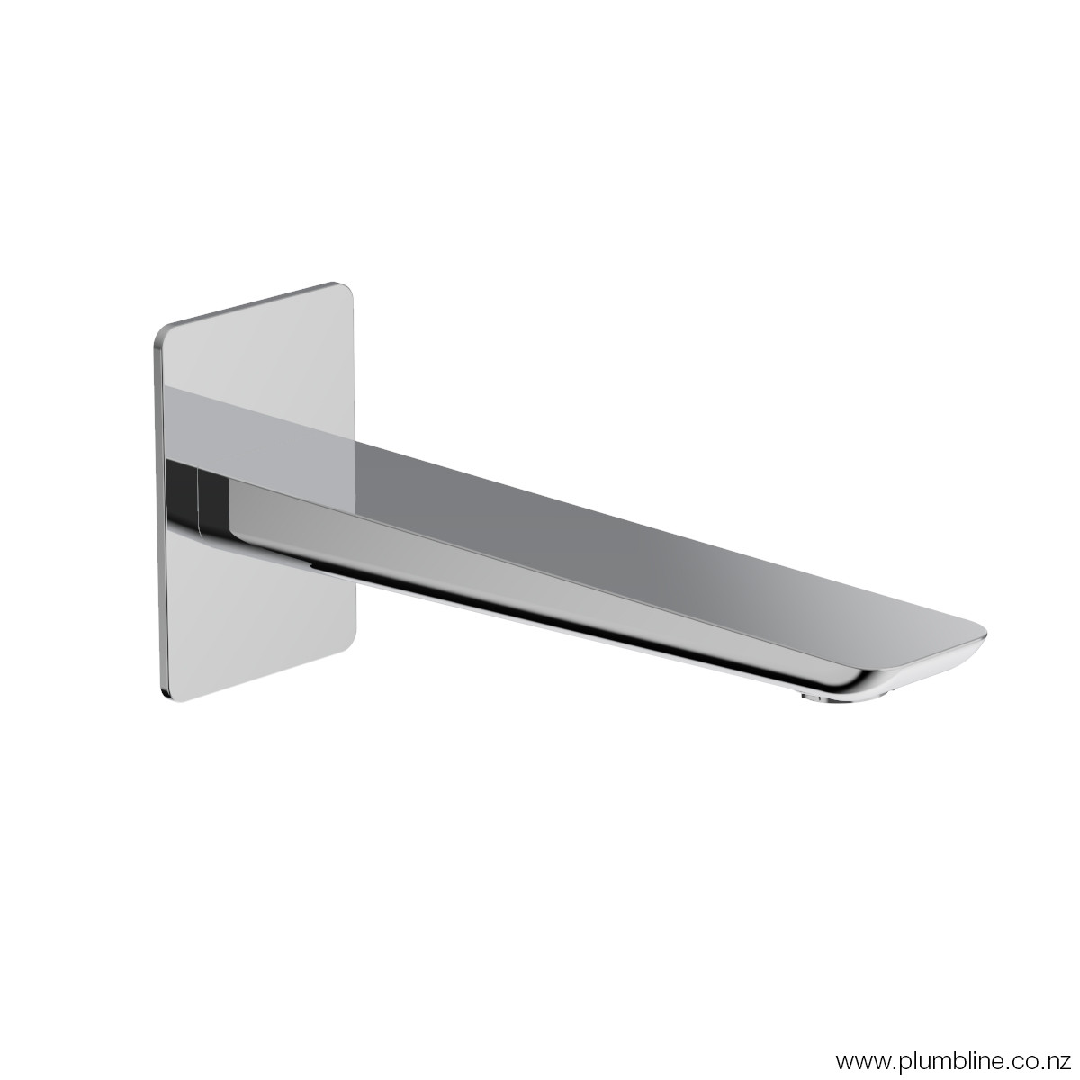 Como Wall Mount Bath Spout Brushed Nickel