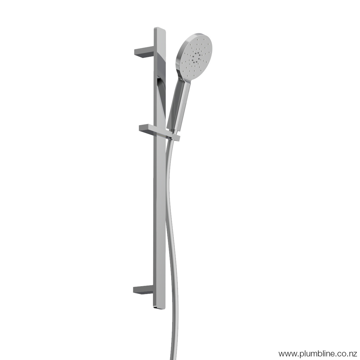 Como Round Slide Shower Brushed Nickel
